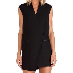 C/MEO Run Alone Vest Dress in Black